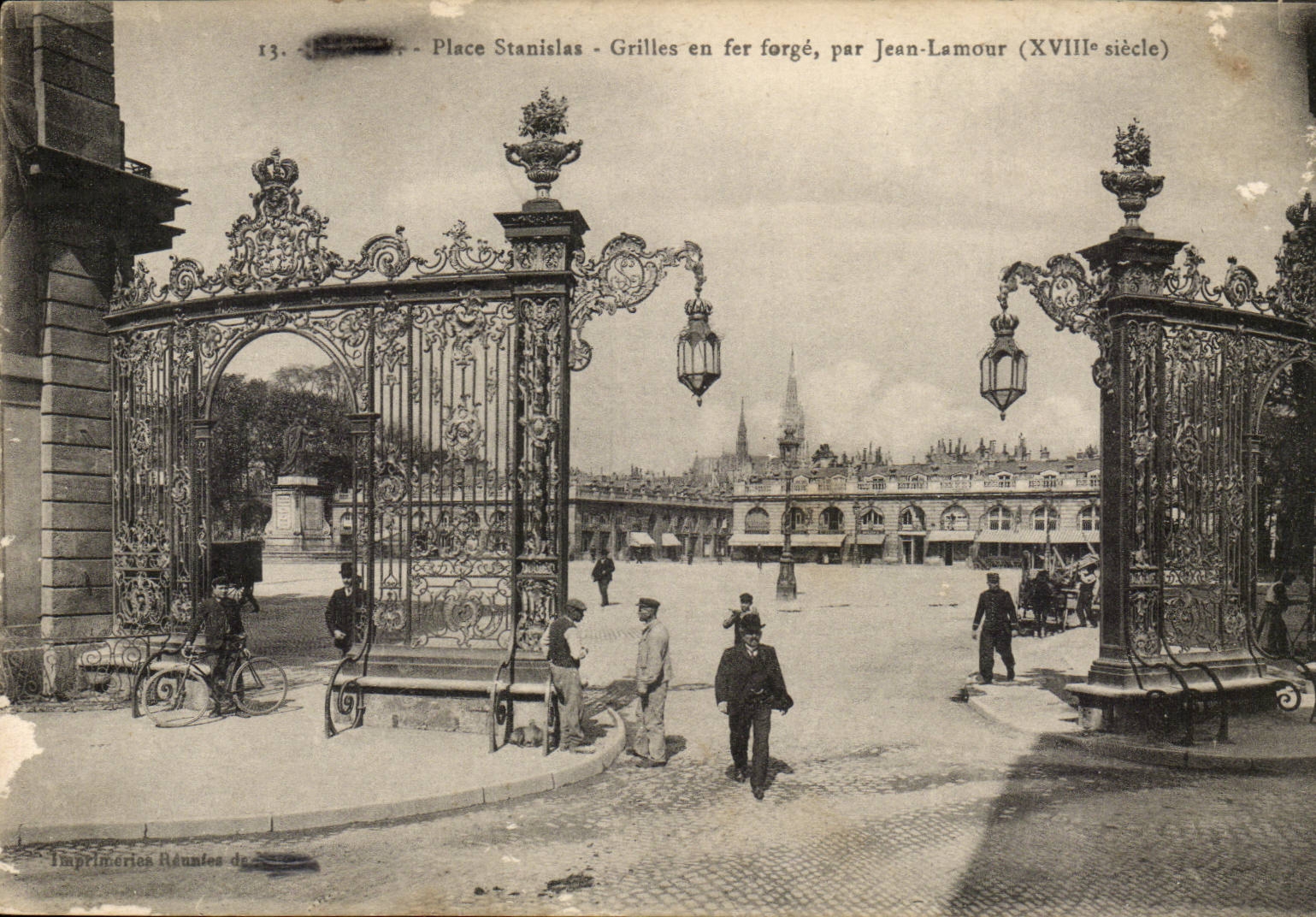 Nancy CPA Place Stanislas Grilles en fer forge par Jean Lamour