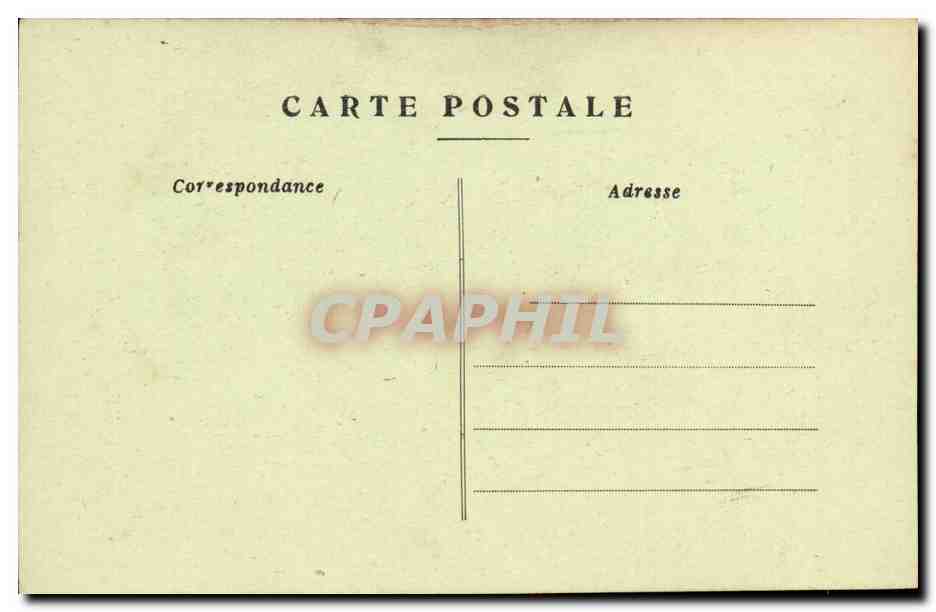 CPA Institution libre de Combree La cour de recreation — Rückseite