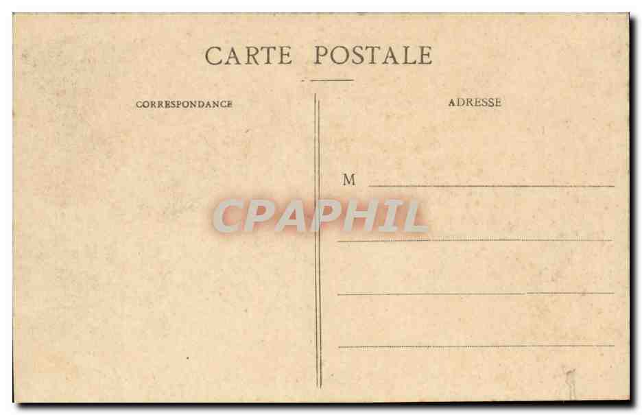 Angers CPA Le jardin des plantes La cascade  — Rückseite
