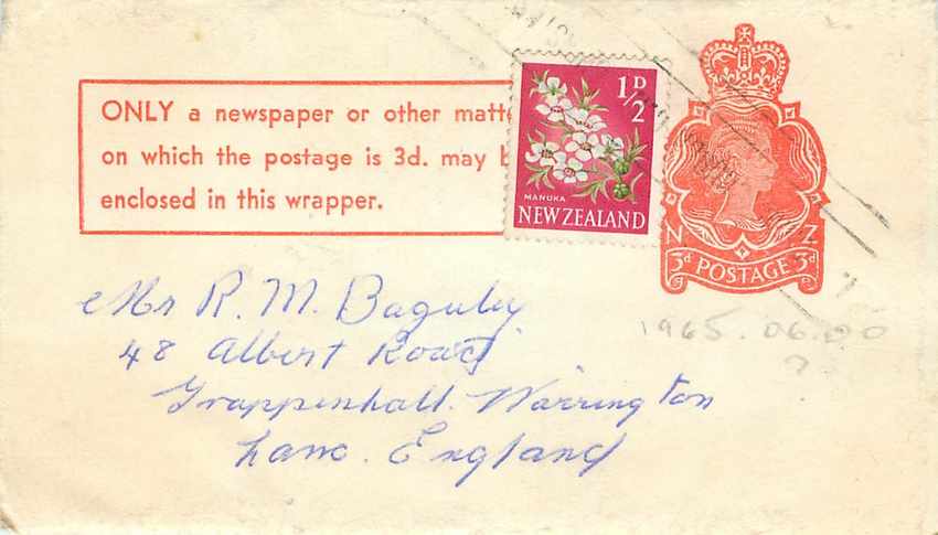 New Zealand Entier Postal Stationary Auckland 