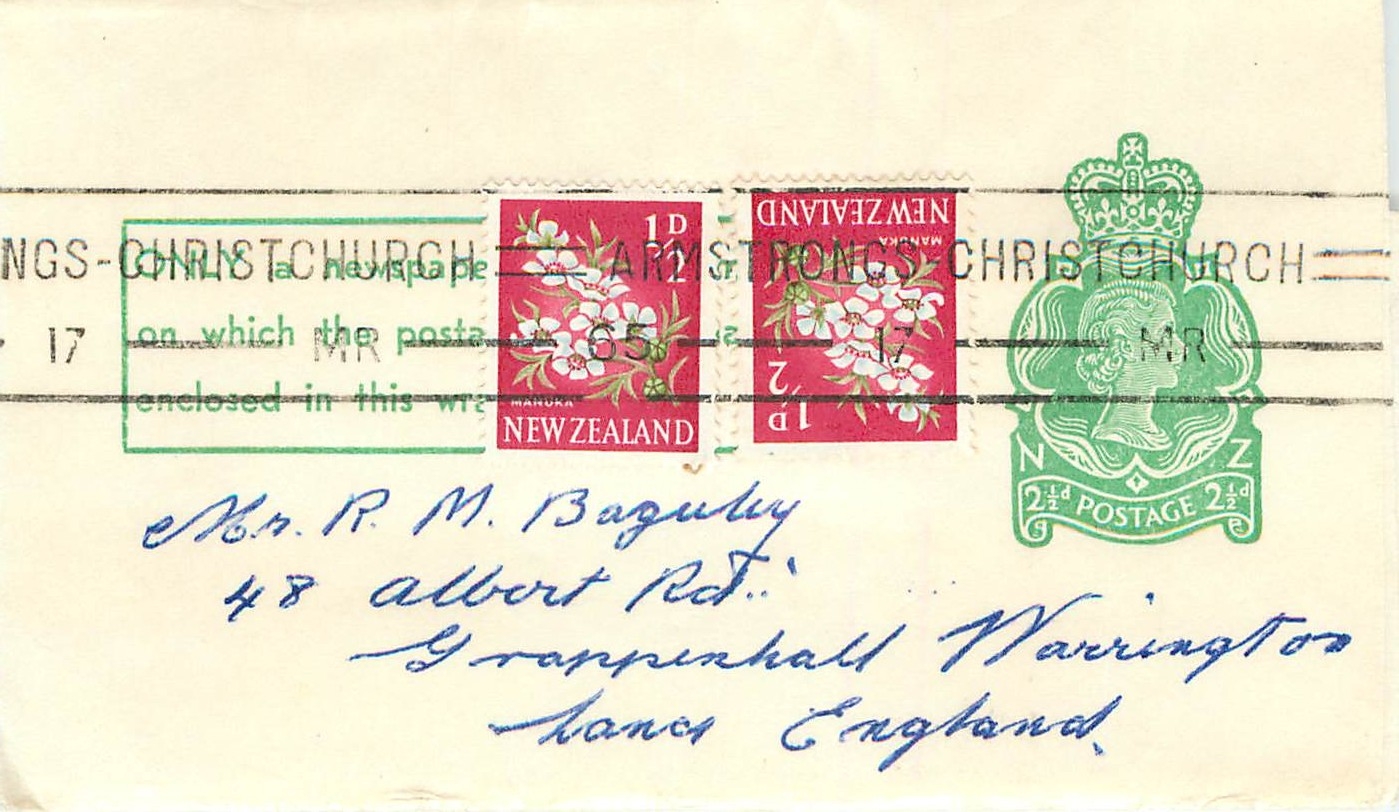 New Zealand Entier Postal Stationary Auckland 