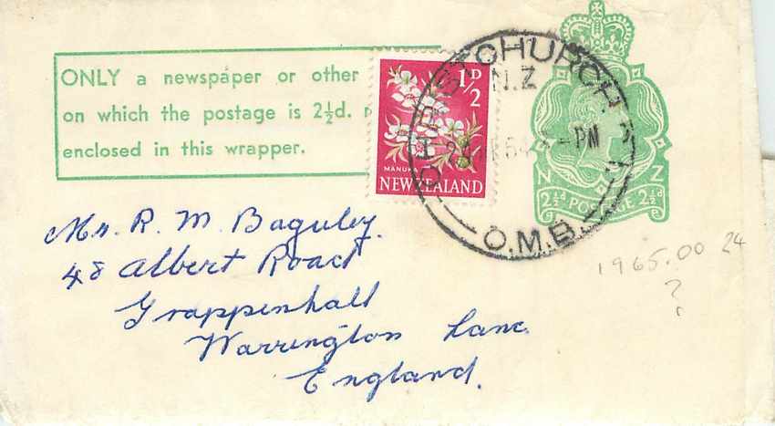 New Zealand Entier Postal Stationary Auckland 