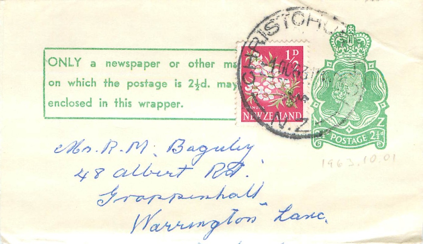 New Zealand Entier Postal Stationary Auckland 