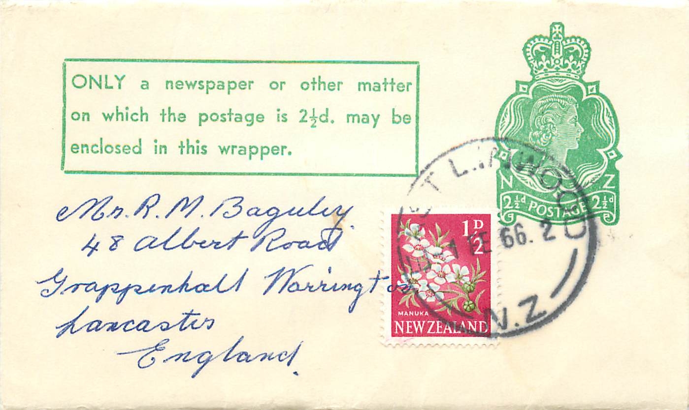 New Zealand Entier Postal Stationary Auckland 