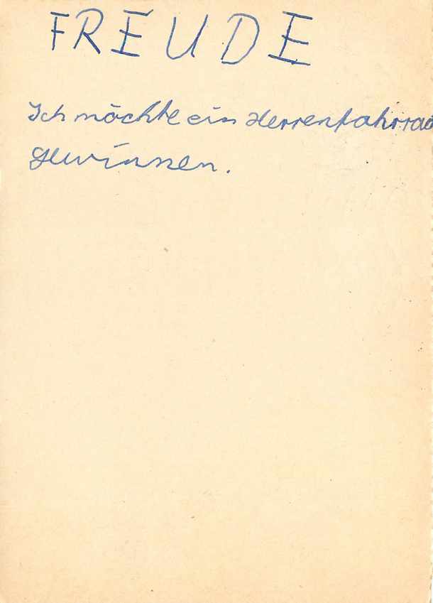 Allemagne DDR Entier Postal Postal Stationary  — Rückseite