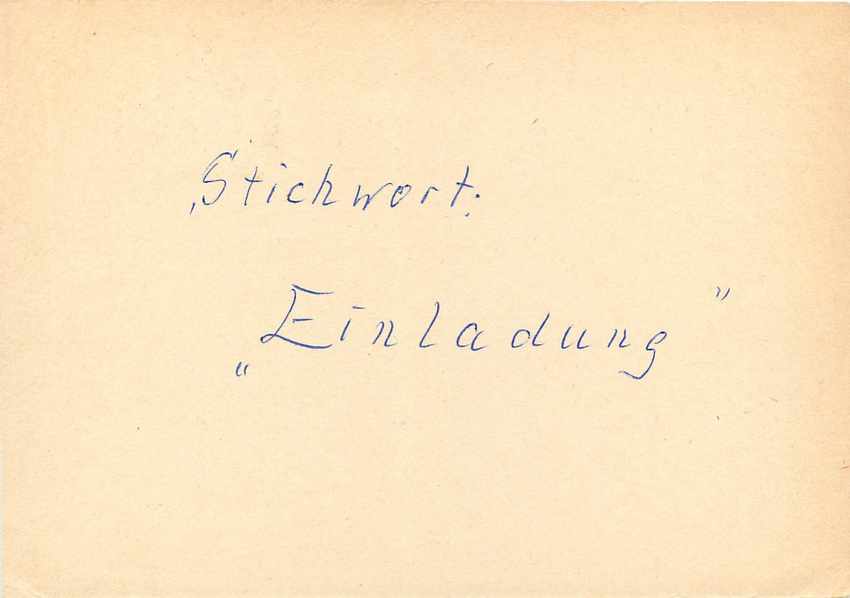 Allemagne DDR Entier Postal Postal Stationary  — Rückseite