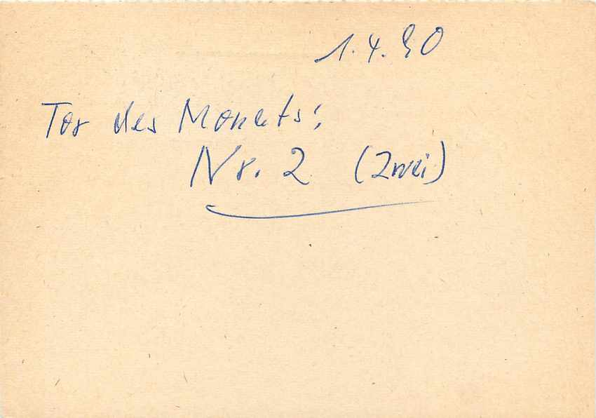 Allemagne DDR Entier Postal Postal Stationary Avion Aviation — Rückseite