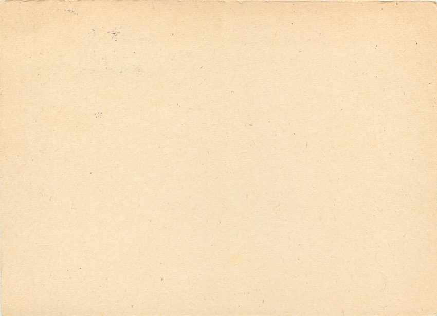 Allemagne DDR Entier Postal Postal Stationary  — Rückseite