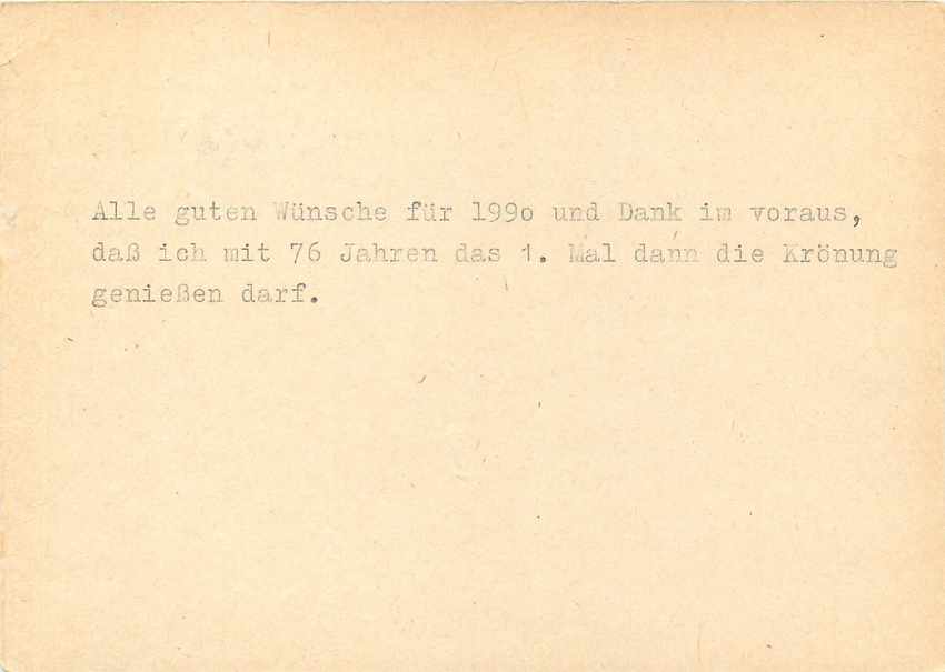 Allemagne DDR Entier Postal Postal Stationary  — Rückseite