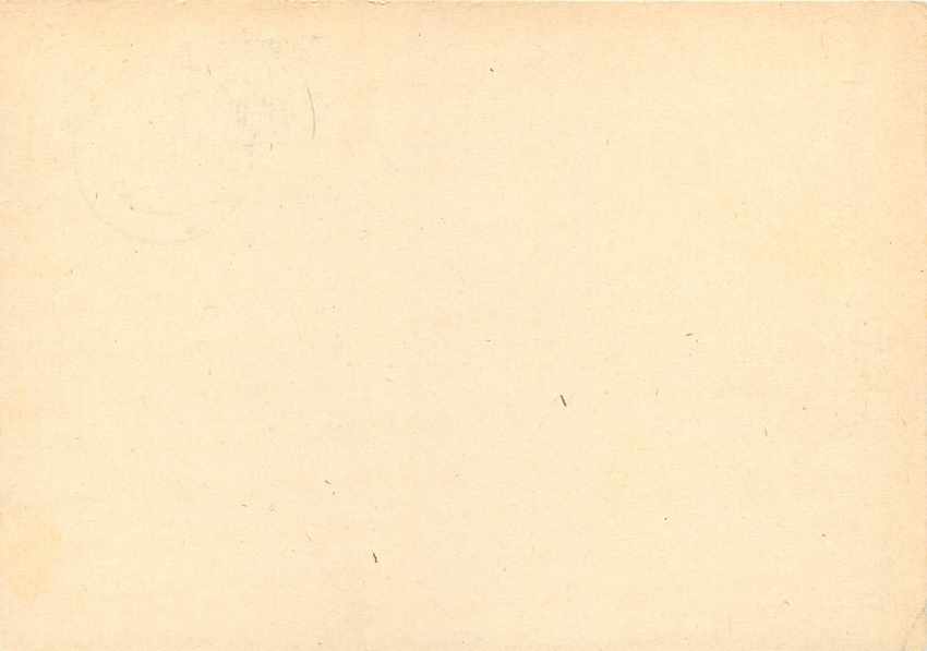 Allemagne DDR Entier Postal Postal Stationary  — Rückseite