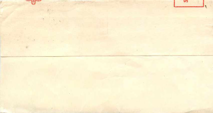 New Zealand Postal Stationary 2 1/2d 1970 — Verso