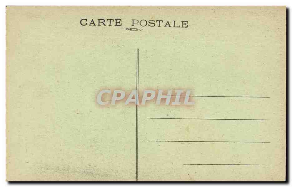 CPA Le lit clos et berceaux Le reveil de l'enfant ( folklore costume ) — Verso