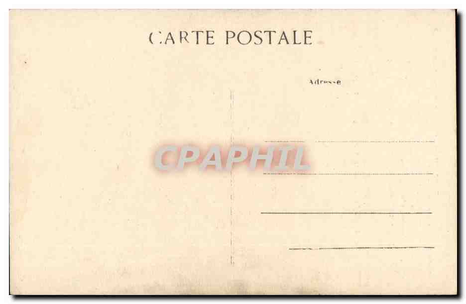 CPA Les quatre sergents de La Rochelle  — Rückseite