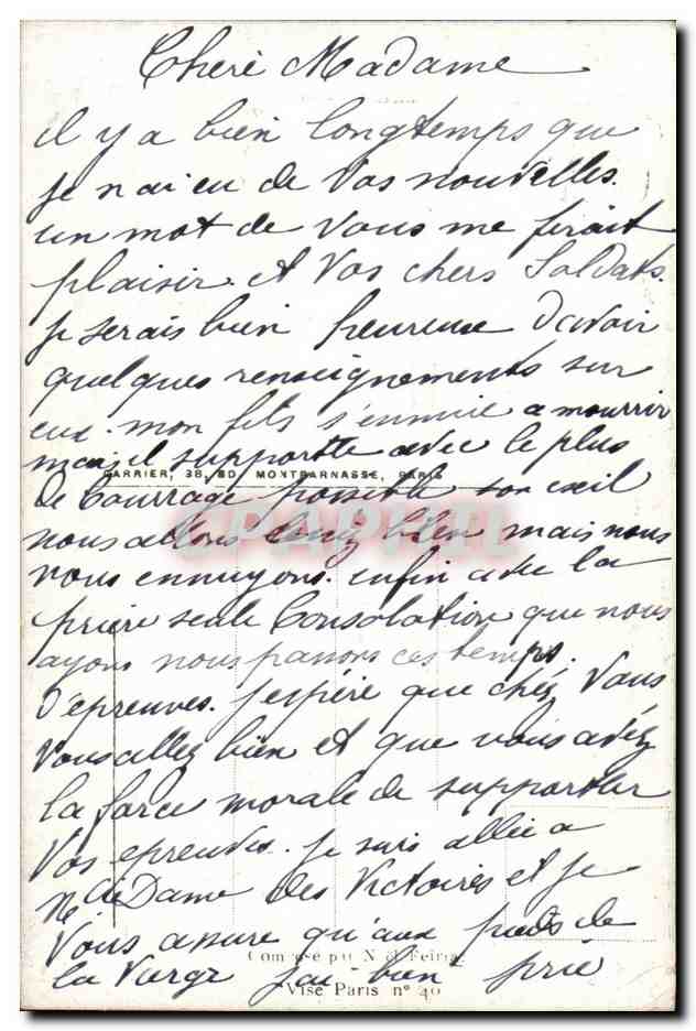 CPA Credu du poilu Chien Dog Croix rouge Militaria — Rückseite