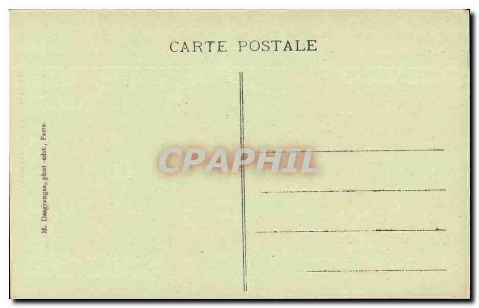 CPA Manufacture des Gobelins Hommage a Frgonard  — Rückseite