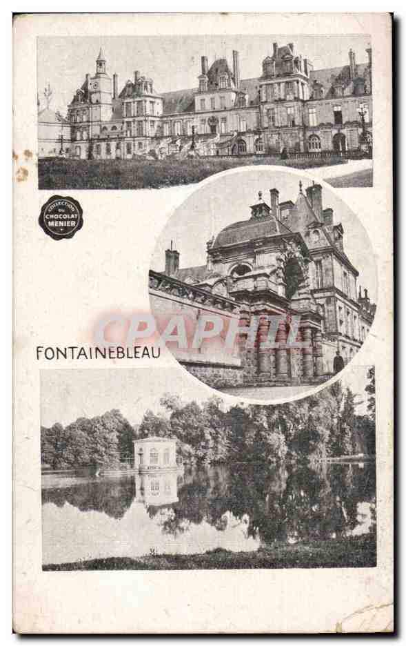 Fontainebleau — Château et parc — Collection Chocolat Menier