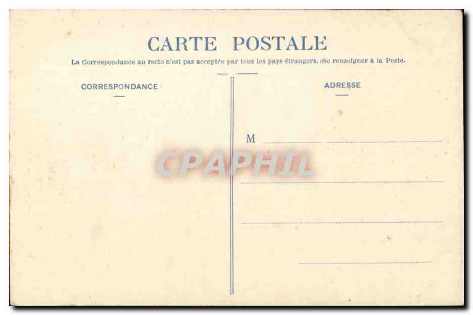 CPA Montreuil Bellay Entree du chateau  — Rückseite
