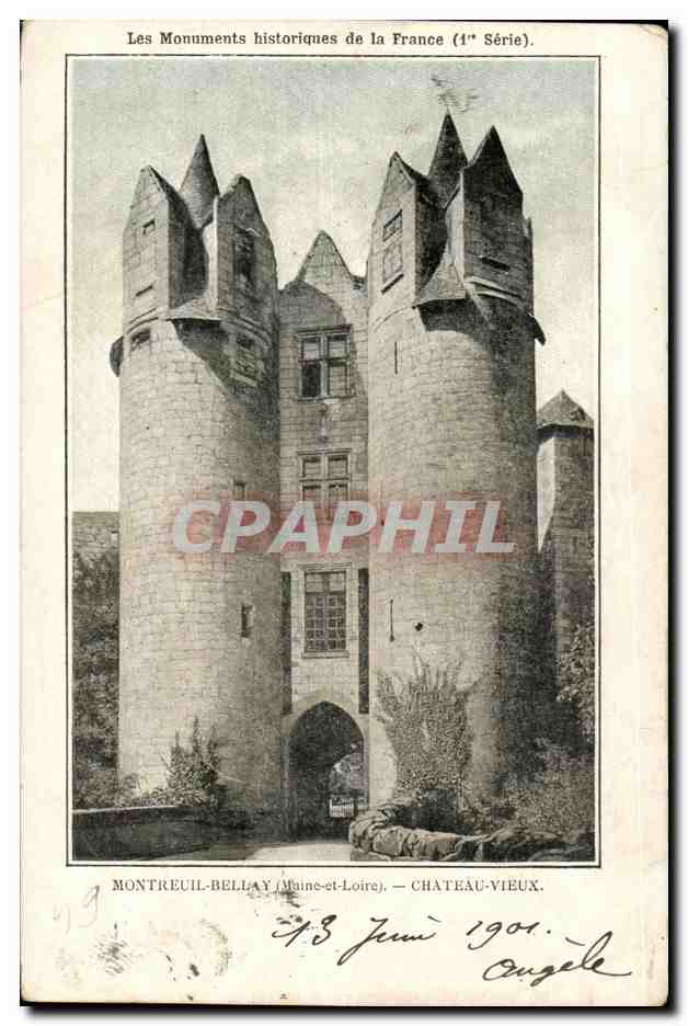CPA Montreuil Bellay Chateau Vieux