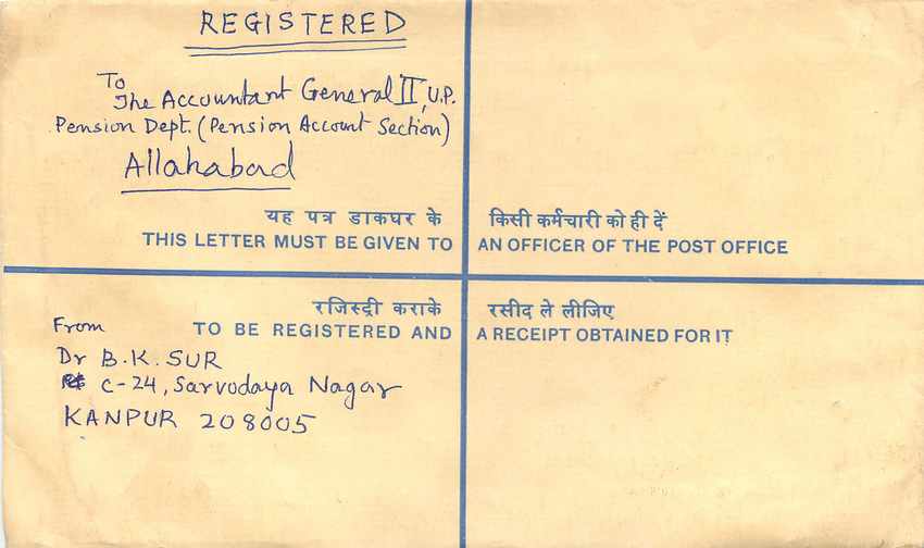 Inde India Entier Postal Stationary Tigre Tiger Gandhi — Rückseite