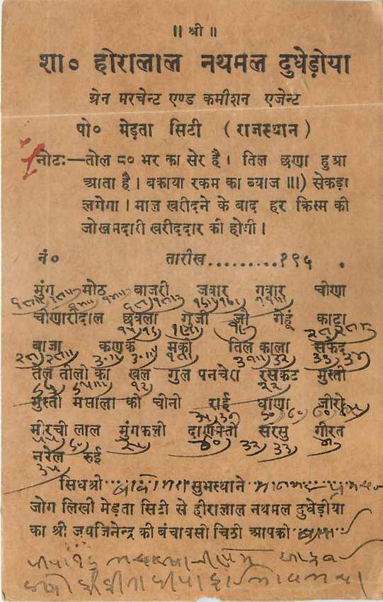 Inde India Entier Postal Stationary Jaipur