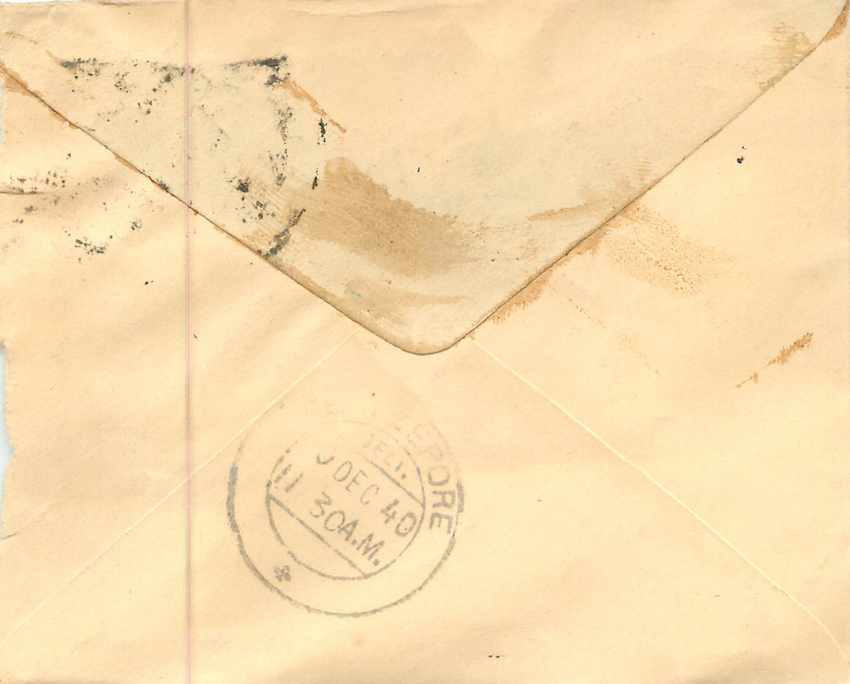 Inde India Entier Postal Stationary  — Verso