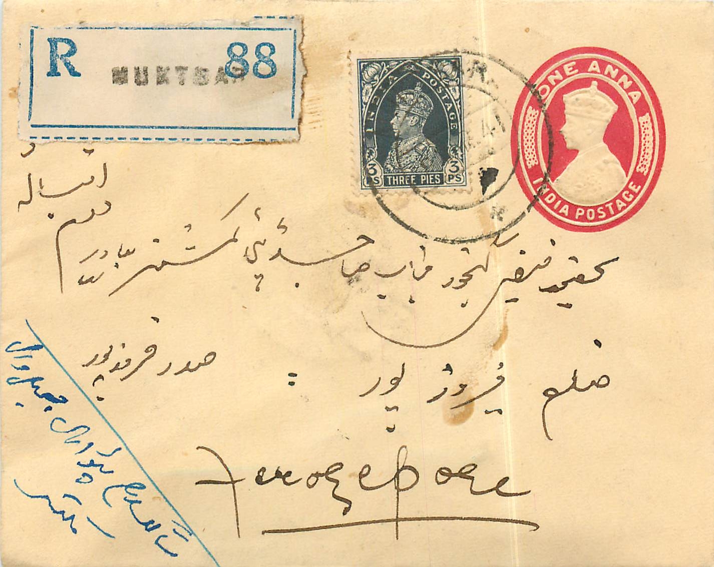 Inde India Entier Postal Stationary 