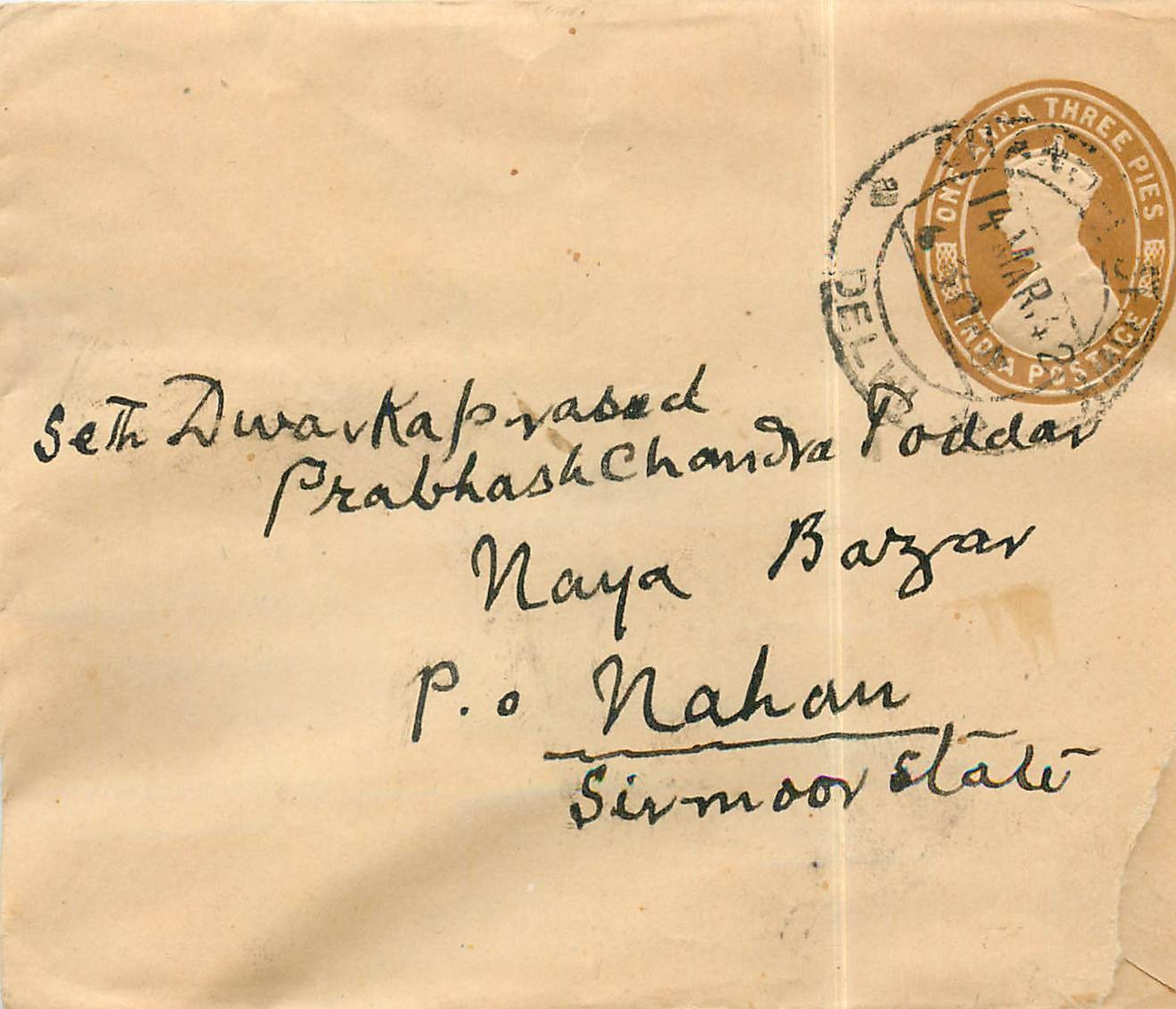 Inde India Entier Postal Stationary 