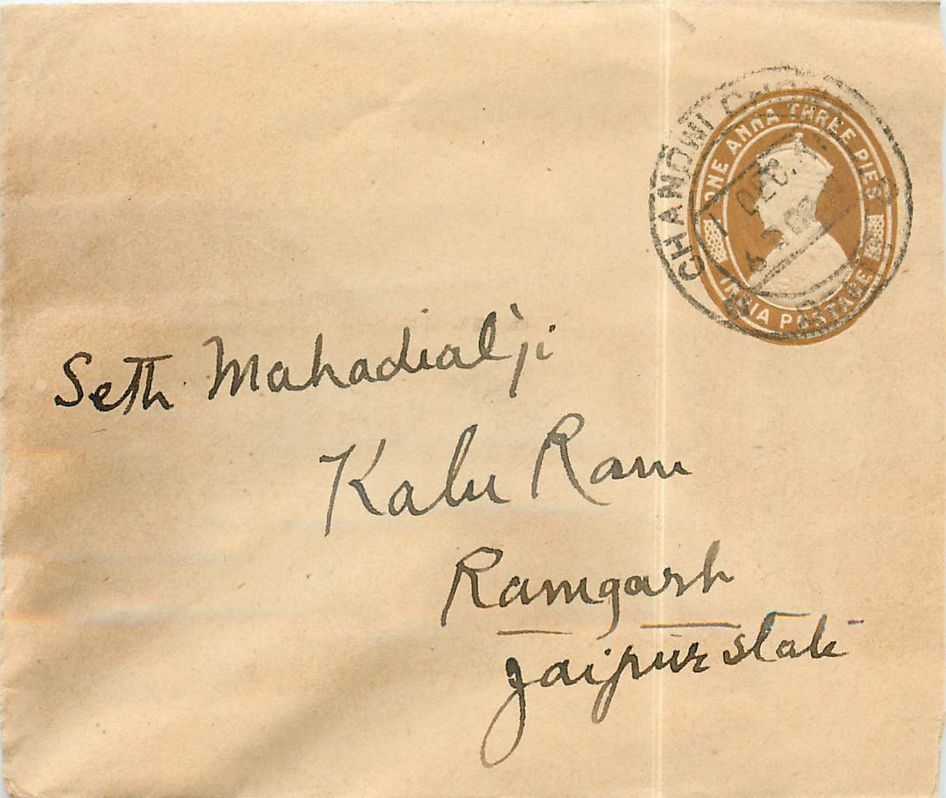 Inde India Entier Postal Stationary 