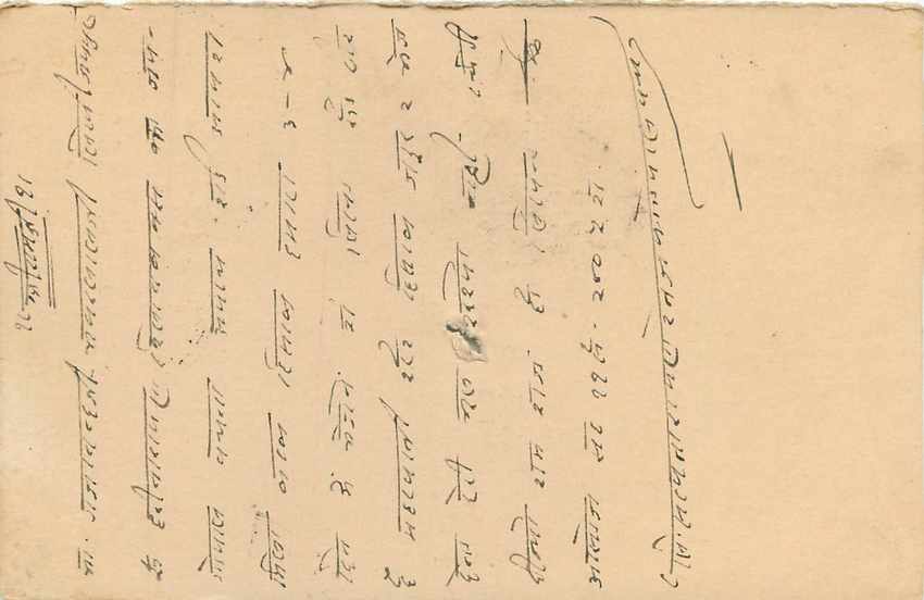 Inde India Jaipur Cover Card  — Rückseite