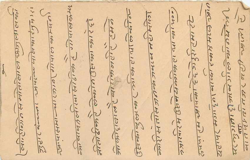Inde India Jaipur Cover Card  — Rückseite