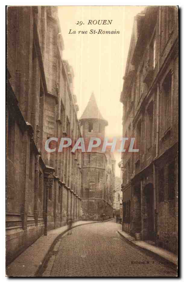 Rouen CPA La rue Saint Romain