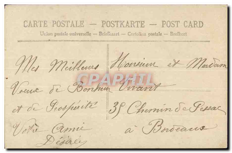 CPA Fantaisie Enfant Souvenir  — Verso