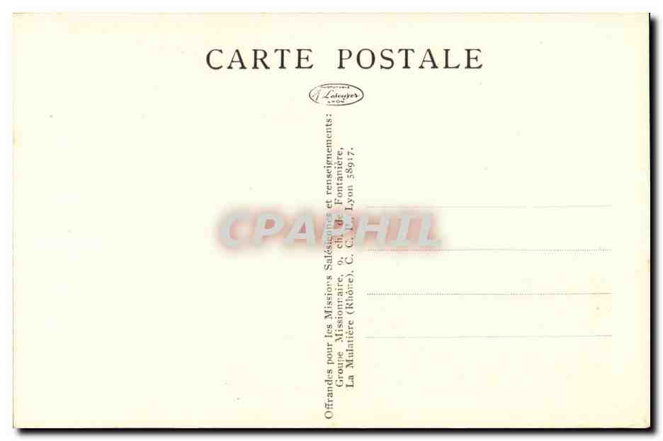 CPA Missions salesiennes Hindou musulman Indes (india Inde) — Rückseite