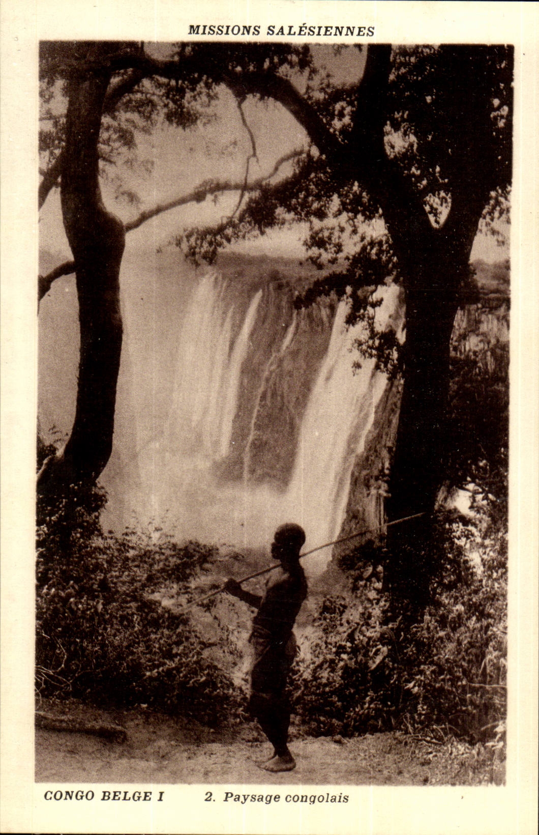 CPA Missions salesiennes Congo belge Paysage congolais