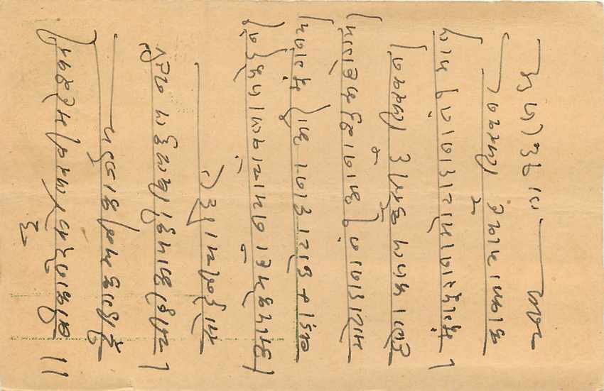 Inde India Jaipur Entier Postal Stationary  — Verso