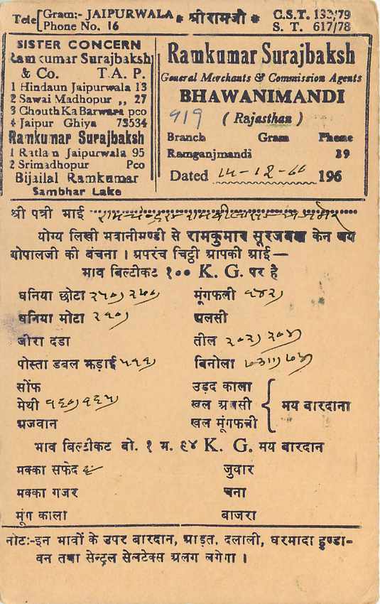 Inde India Entier Postal Stationary Tigre — Verso