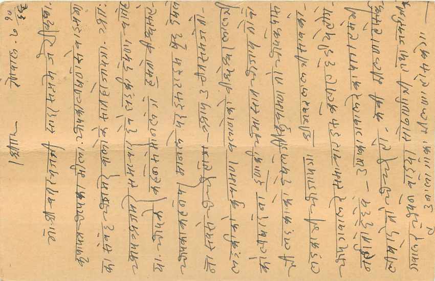 Inde India Entier Postal Stationary Tigre — Verso