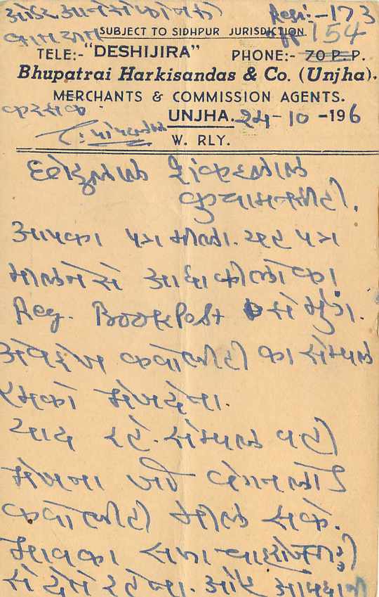 Inde India Entier Postal Stationary Tigre — Verso
