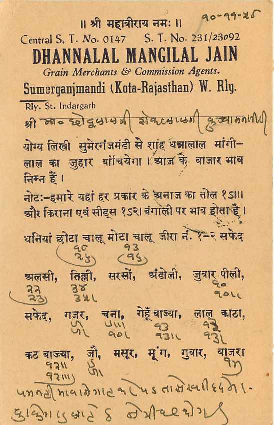 Inde India Entier Postal Stationary Tigre — Verso