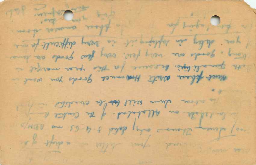 Inde India Cover Card  — Verso
