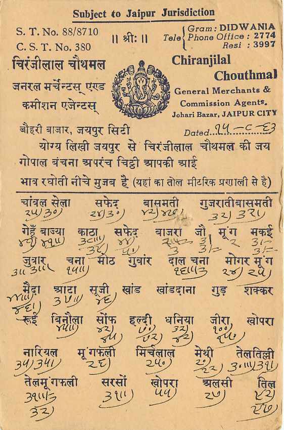 Inde India Entier Postal Stationary Tigre — Verso