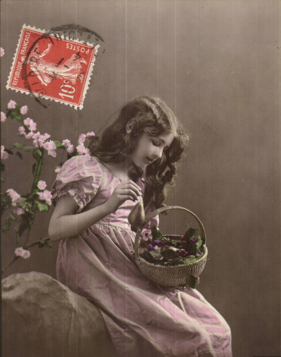 CPA Fantaisie Jeune fille