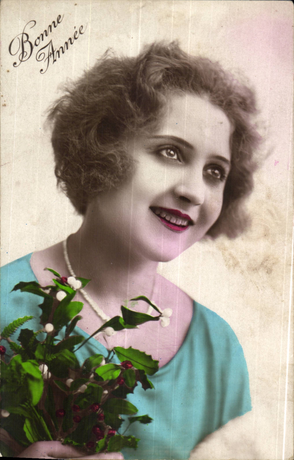 CPA Fantaisie Femme Bonne annee