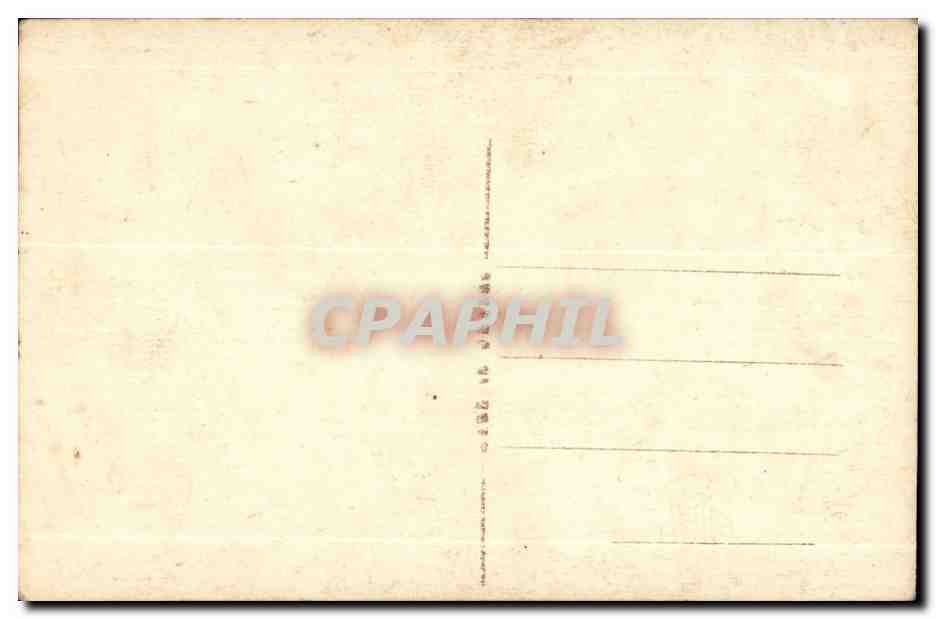 CPA Fantaisie Femme Chein (dog) — Verso