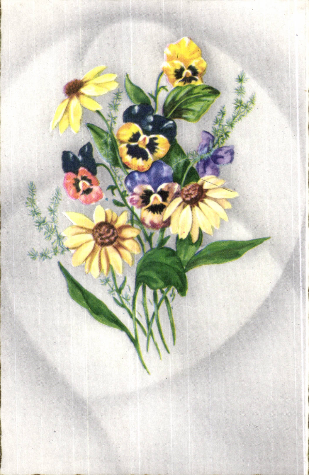 CPA Fantaisie Fleurs
