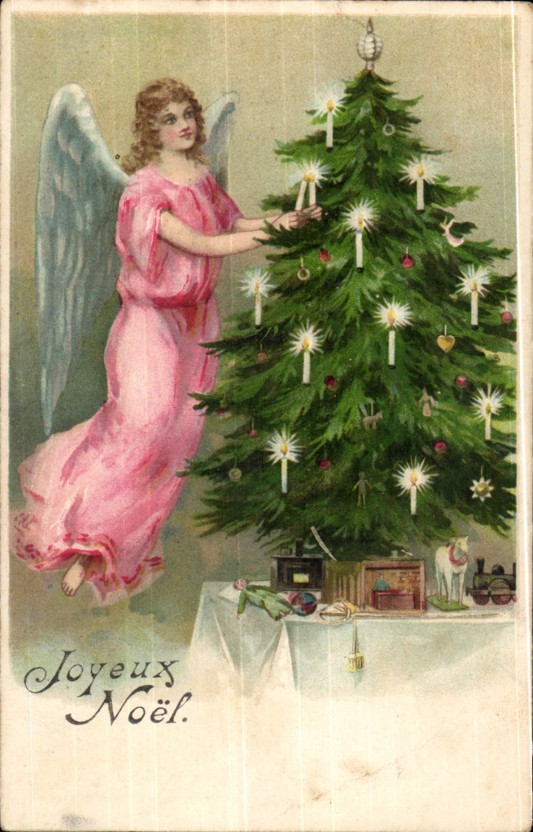 CPA Fantaisie Joyeux Noel Christmas