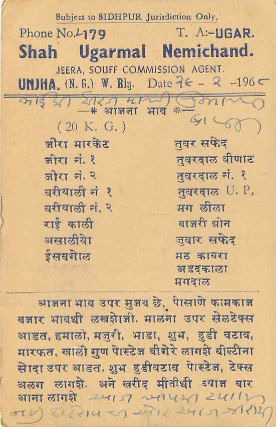 Inde India Entier Postal Stationary Tigre — Verso