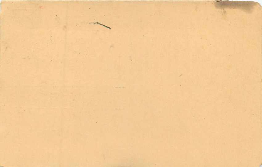 Inde India Entier Postal Stationary Tigre — Verso