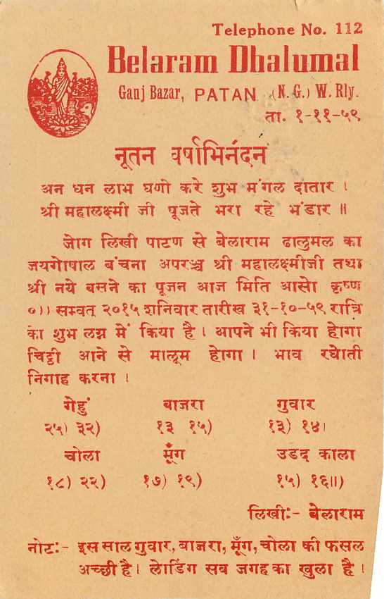 Inde India Entier Postal Stationary Tigre — Verso
