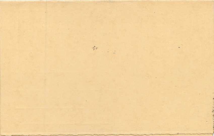 Inde India Entier Postal Stationary Tigre — Verso